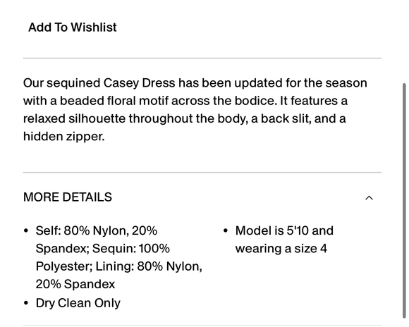 STAUD beaded Casey magnolia dress NWT - Picture 10 of 12